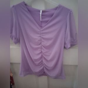 Lavender large woman's Top.